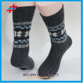 2015 invierno nuevo estilo caliente de los hombres adultos casual calcetín de lana de tejer